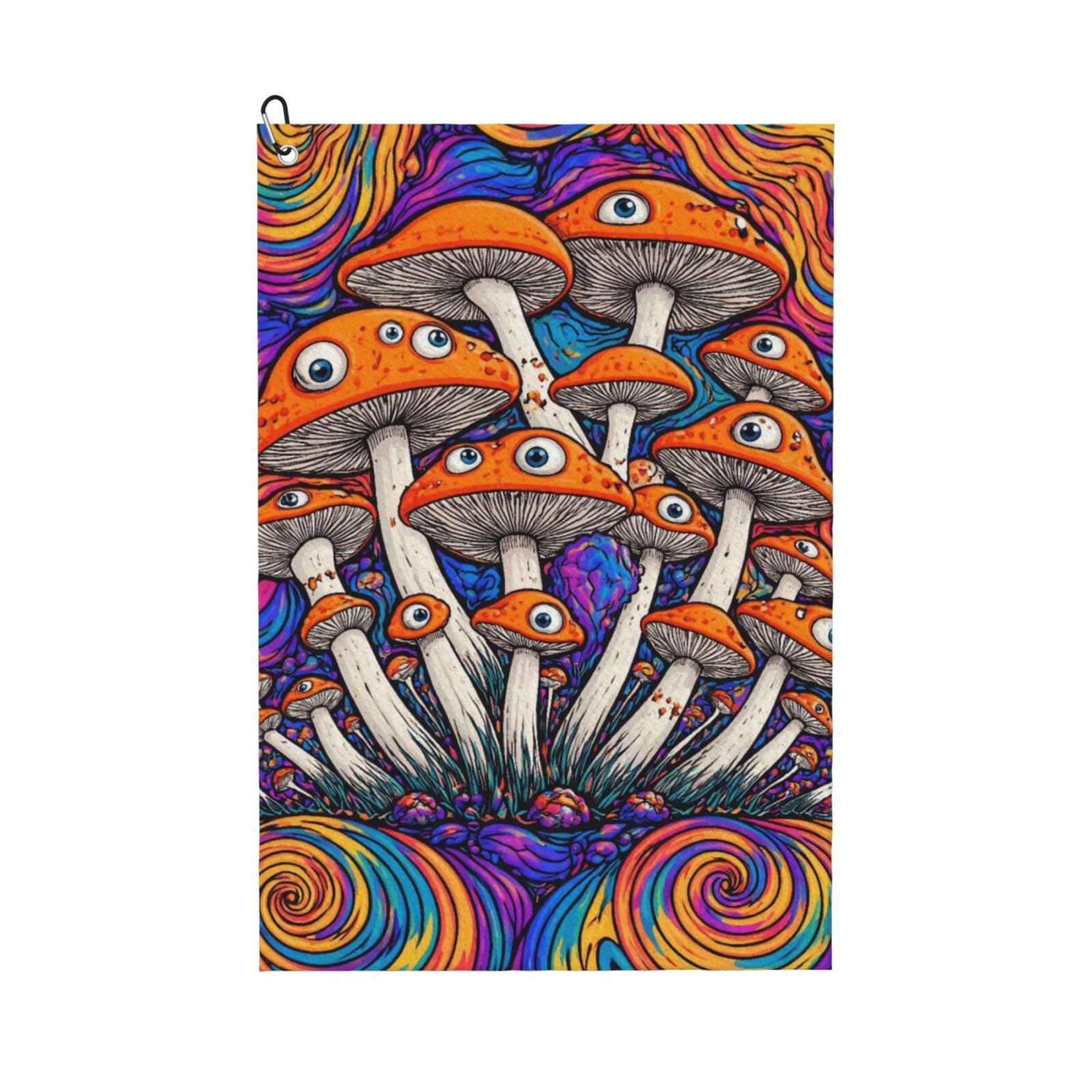 BSDFGSDD Trippy Mushroom Art Golf Towel 24 x 16 inches