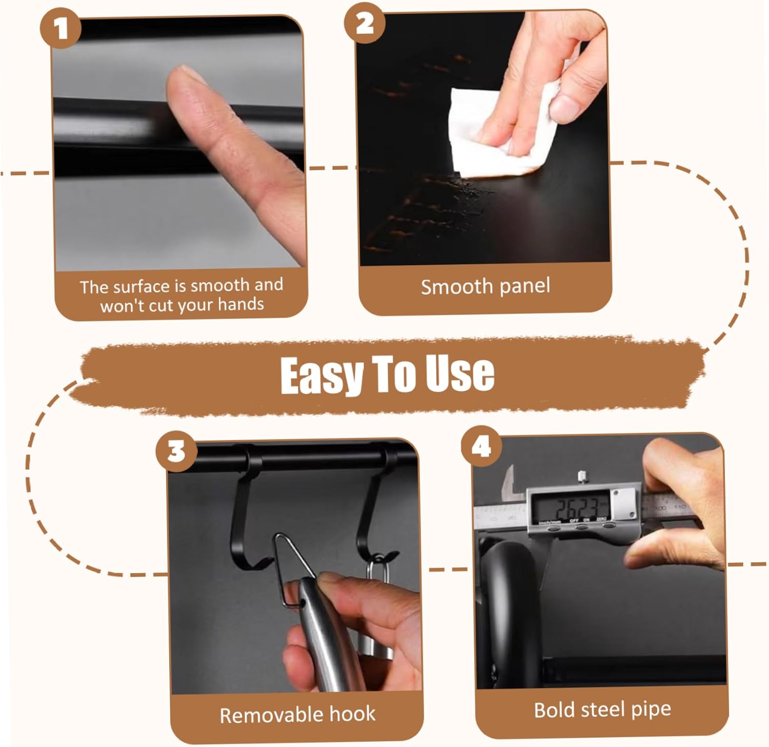 Microwave Shelf Wall Mount 17.7x14.4 Metal Microwave Wall Mount with Hooks Washable Oven Holder up to 31kg Loading for Kitchen Home