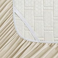 Vista 44 de Empyrean Charcoal Grey Extra Deep Pocket Fitted Sheet Full Size, Hotel Luxury Deep Pocket Full Size Fitted Sheet Only Easily Fits 18 to 24 Inch