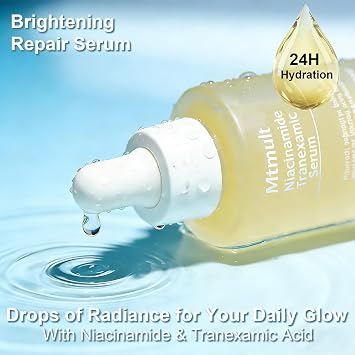 Mtmult Tranexamic Acid Serum - Tranexamic Acid for Face | Hyperpigmentation Treatment with Niacinamide, Stem Cell Serum for Face & Niacinamide, 1.01 fl.oz