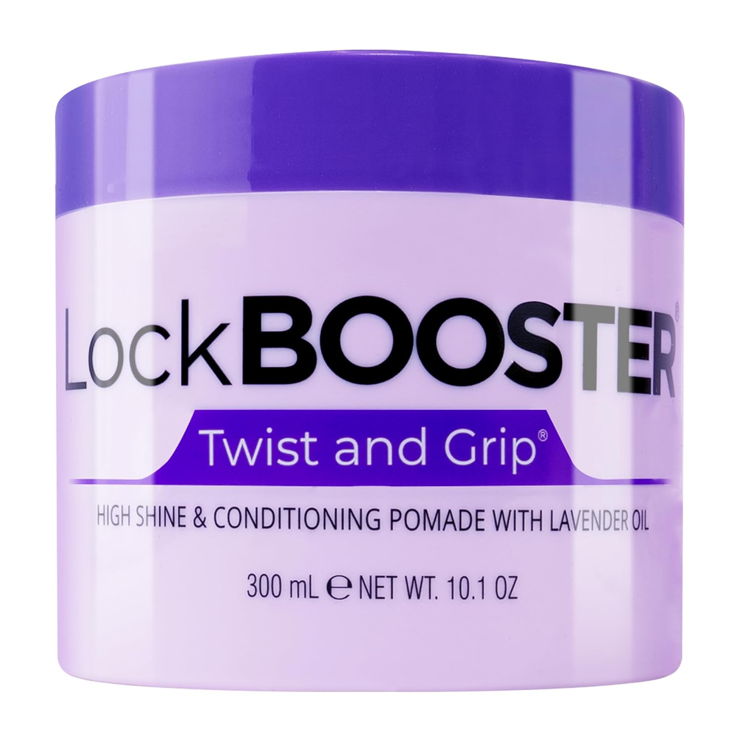 Style Factor Lock BOOSTER Twist & Grip Braid Gel (10.1 Oz.) with Lavender Oil— Strong Hold, Flake-Free, Frizz-Free Hair Braiding Gel for Defined & Long-Lasting Twists, Locs & Braids
