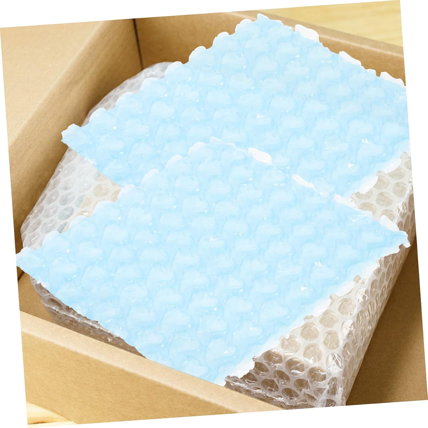 Gadpiparty 60pcs Thick Bubble Cushioning Pouches for Moving and Mailing Protective Packaging Bags for Jewelry Electronics Lip Gloss and Fragile Items and Shock Resistant Heart Shaped Design