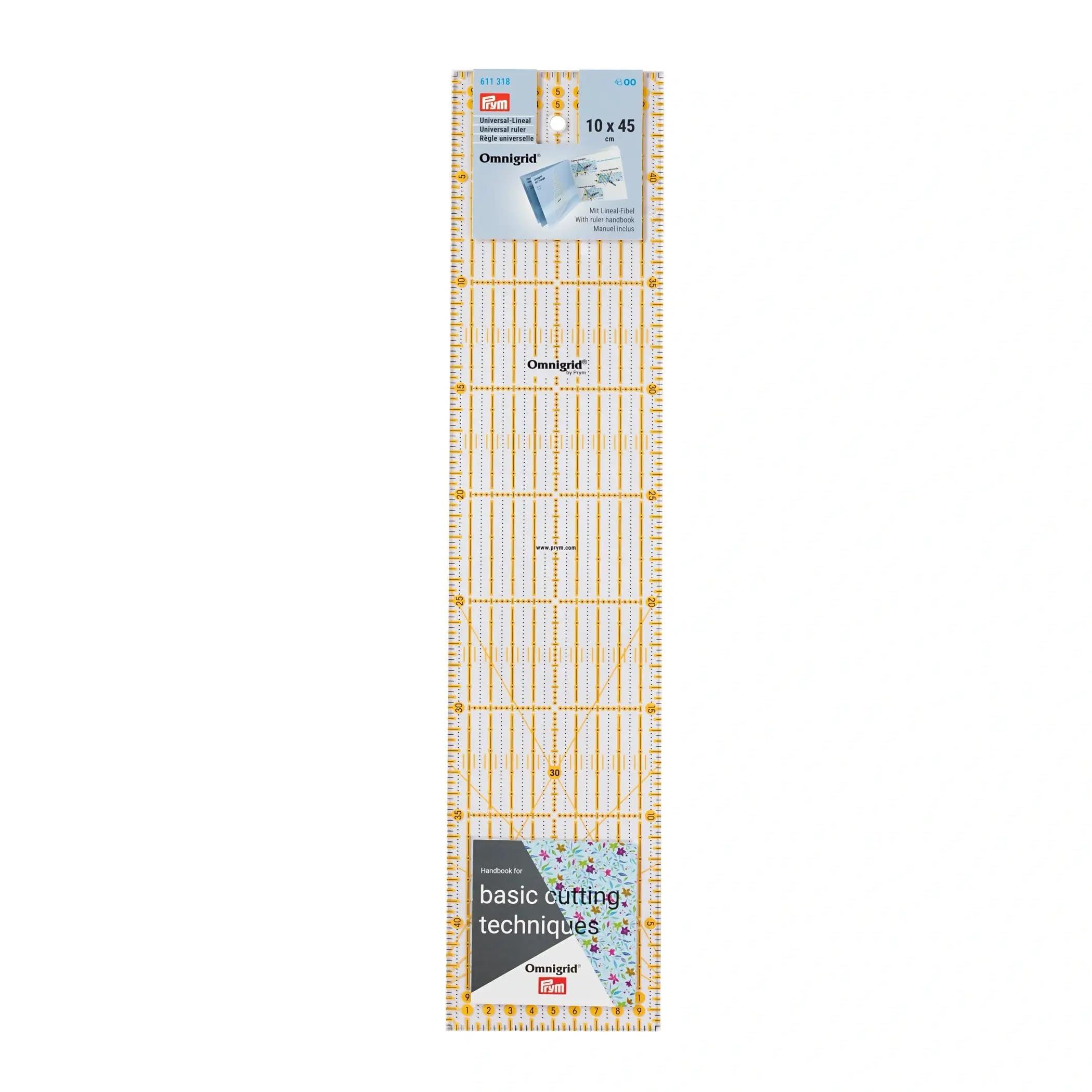 Prym - Prym Omnigrid (10 x 45cm) Universale Righello - 1 Pezzo