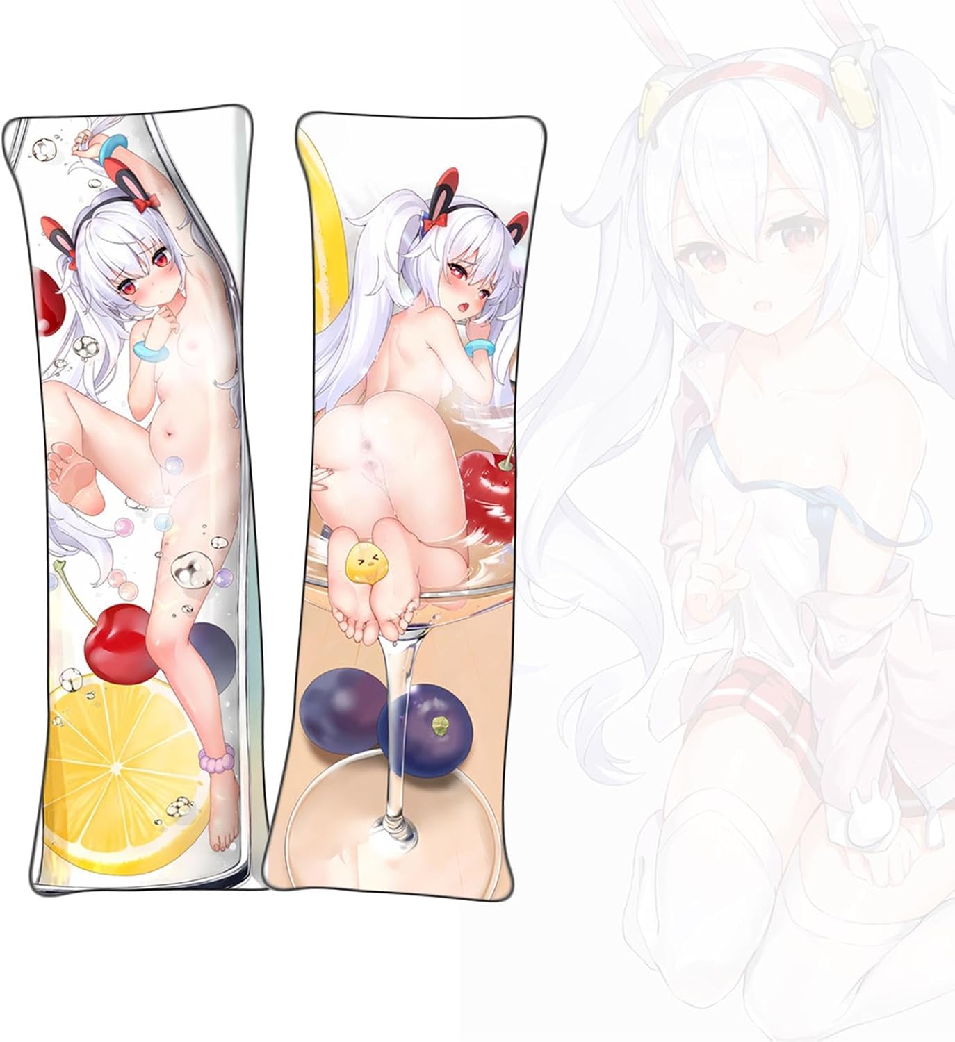 Dakimakura Laffey Body Pillowcase Double-Sided Printed Full Color Anime Dakimakura Cover Uncensored Dakimakura