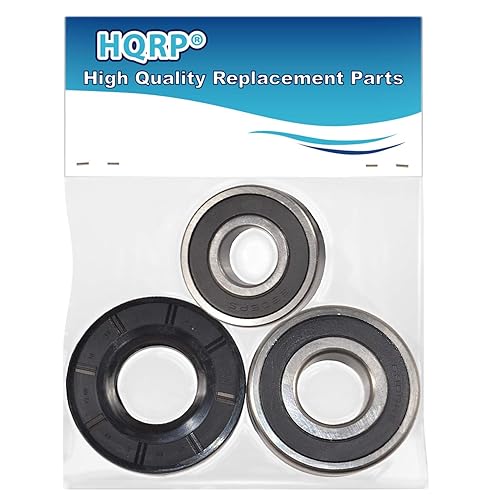 HQRP Kit de rodamientos y sellos compatible con LG 4036ER2003A 4280FR4048C 4280FR4048K WM1812CW WM1814CW WM1815CS WM2010CW Kenmore 79640021900