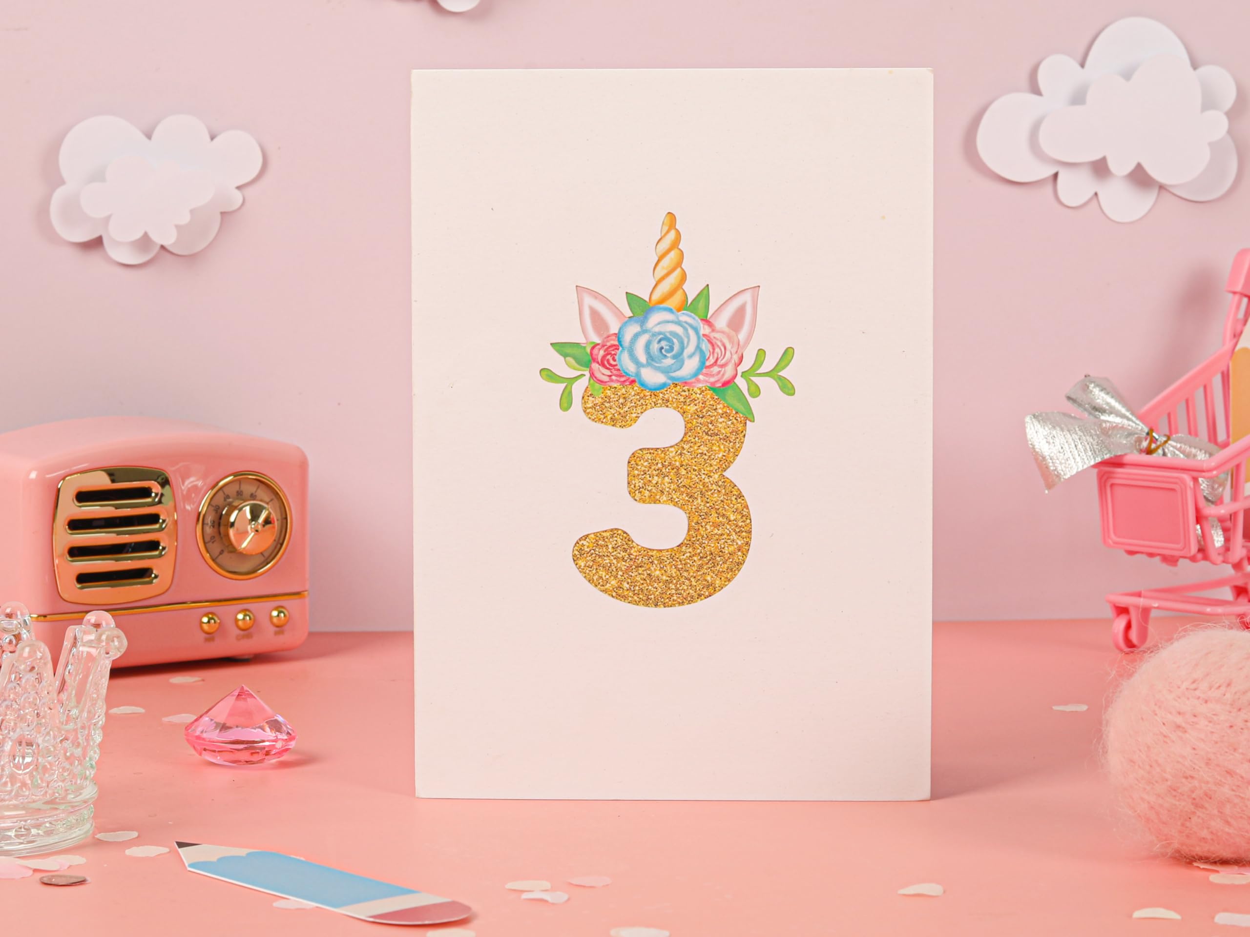 Favour Pop Up® - Biglietto d'auguri in 3D, un cesto di fiori colorati per deliziare ogni amante dei fiori in occasione del suo compleanno o della sua guarigione. TF059