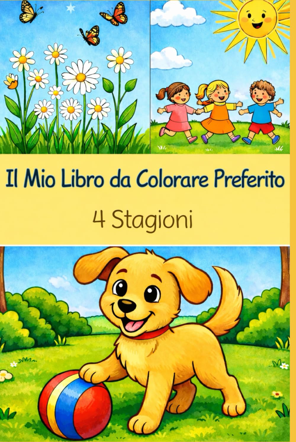 Il mio libro da colorare preferito: Le 4 stagioni