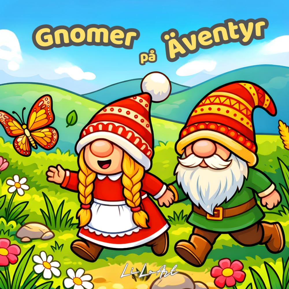 Gnomer på Äventyr: Målarbok med gnomer året runt