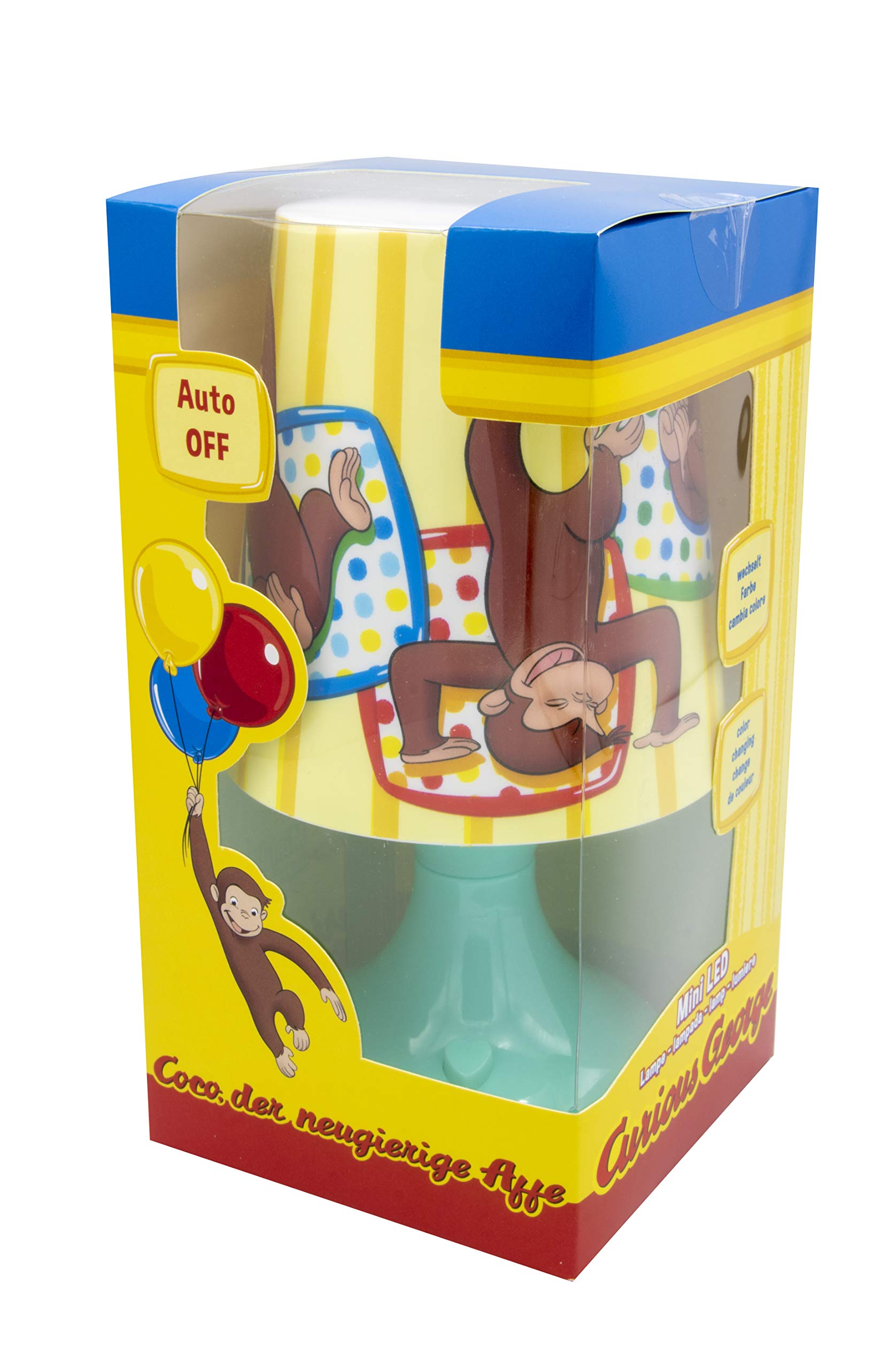 Mini Abat-jour LED Ladybug Joy Toy - 7x7x18 Cm, Fonctionne Sur Piles (3xAA) - Emballage Cadeau - Décoration Chambre Enfant Miraculous