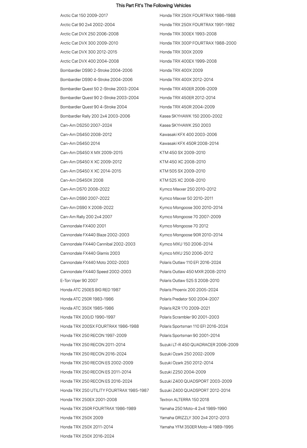 4/110 Douglas .190 Wheel 9X8 3.0 + 5.0 For Honda TRX 400EX 1999-2008