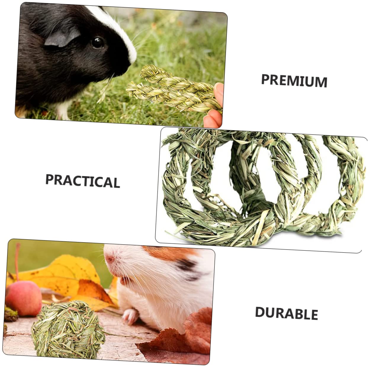 VANZACK 27pièces Jouets à Mâcher pour Rongeurs Accessoires pour Chinchillas Et Cochons Amusants Et Favorisant Hygiène Et