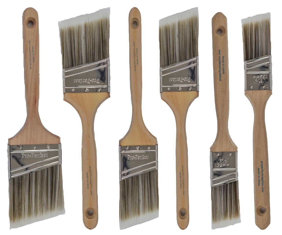 Buy 6 Piece Angle Sash House Paint Brush Set.Used By Professional