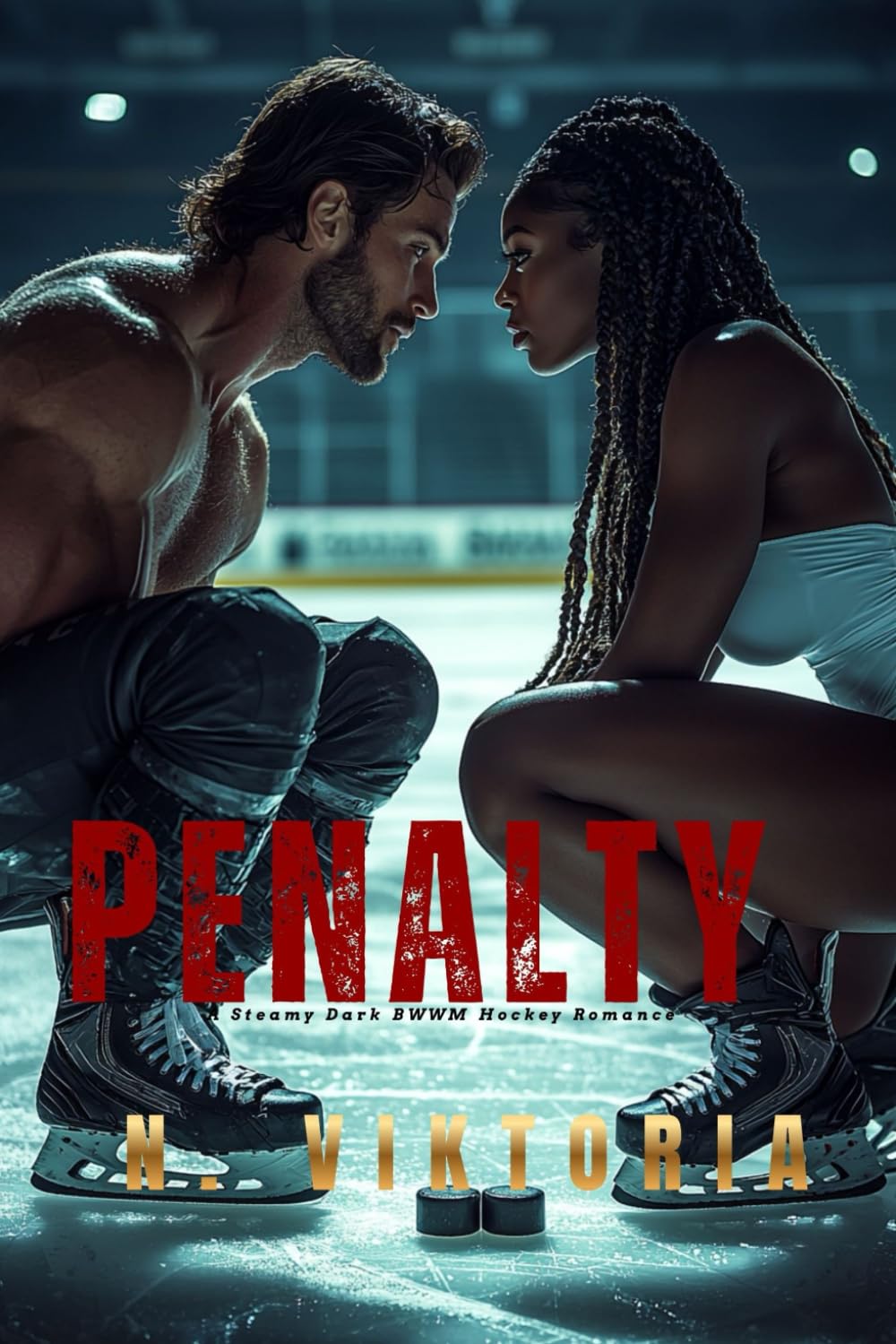 Penalty: A Steamy Dark BWWM Interracial Multicultural Standalone Hockey Sports Romance Novel (ICE & OBSESSION)