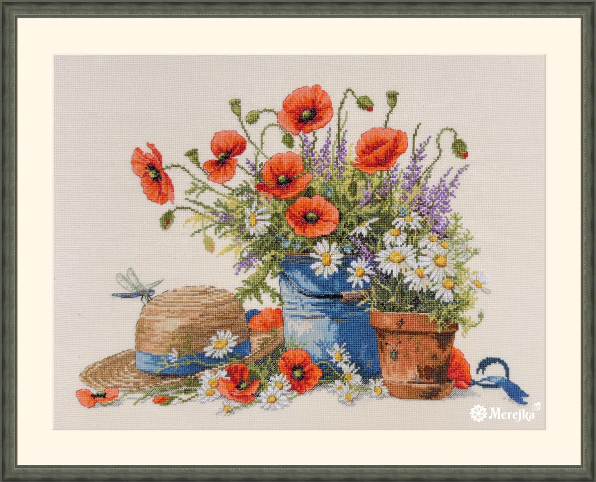 Merejka Counted Cross Stitch Kit Summer Still Life