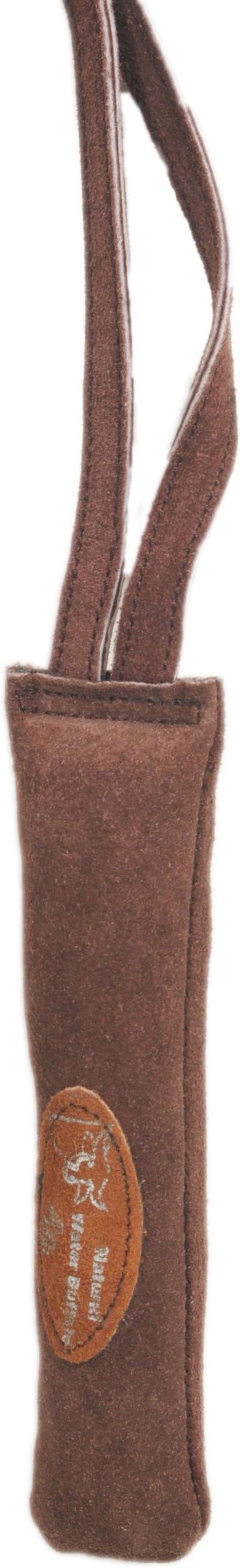Suede Buffalo Pull Tug, Chocolate