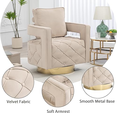 Miniatura 5 de Asiento tapizado sin brazos, cómodo sofá redondo para sala de estar, silla de club de barril, silla de descanso para oficina, hotel, dormitorio,