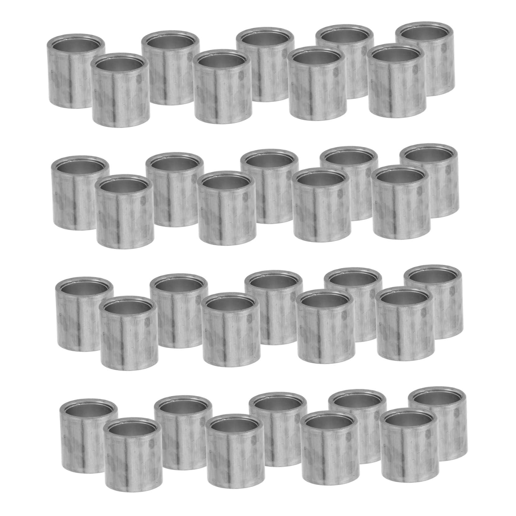 ibasenice Skateboard Bearing Sleeves 50pcs Retaining Parts Skateboard Accessory Full Complement Bearings Hardware Roller Sleeves