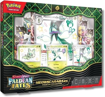Pokemon Scarlet and Violet Paldean Fates ex Premium Collection | Meowscarada