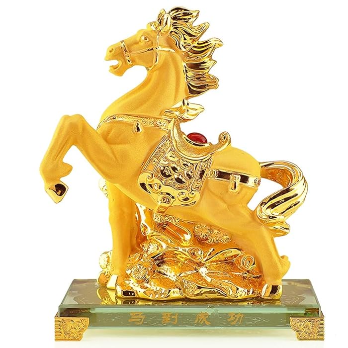 Buy Wealth Lucky Figurine Feng Shui Statues Horse Statue for