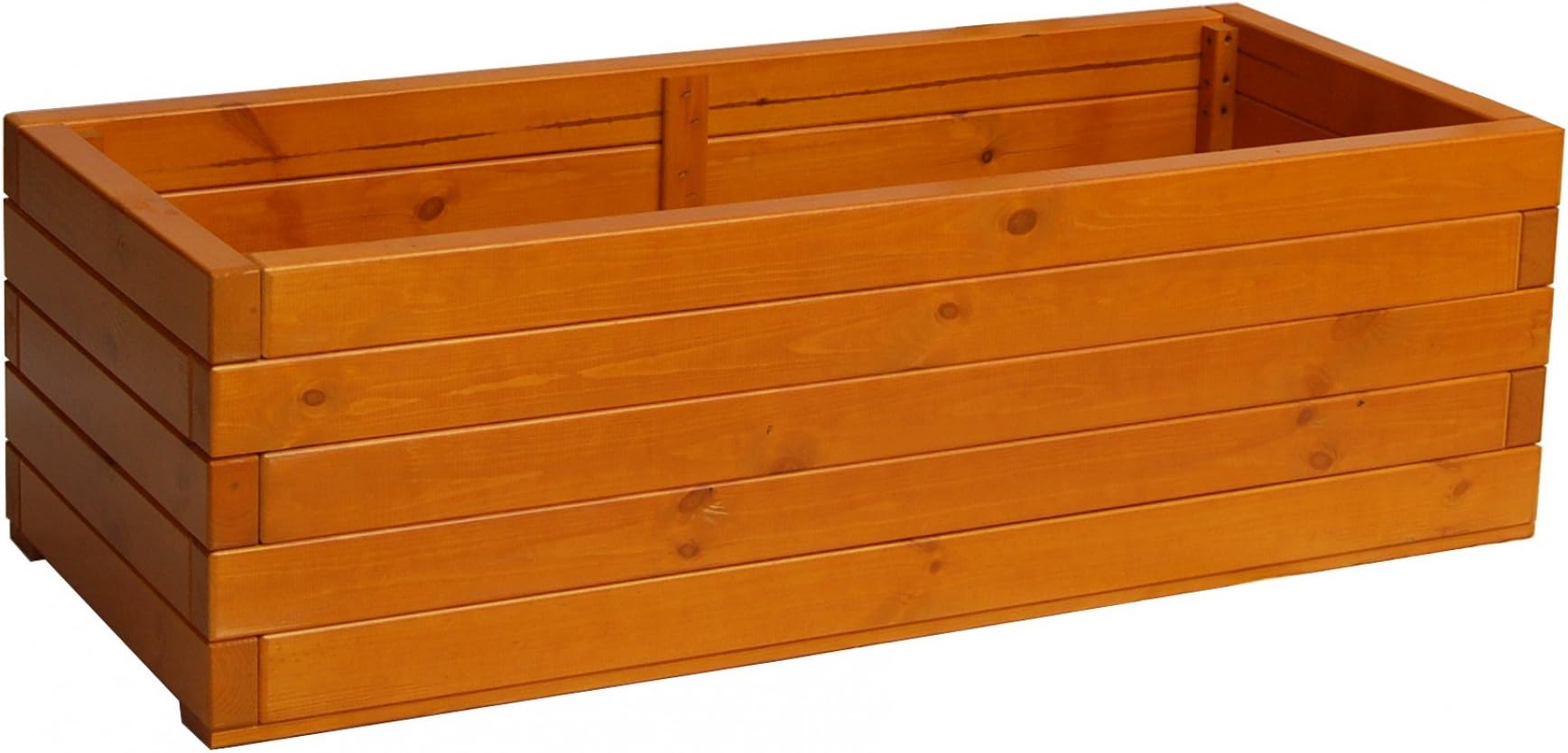 Andrewex Flower pot with vine grating 120 x 50 cm pine, Planter Box, Garden Plantpot