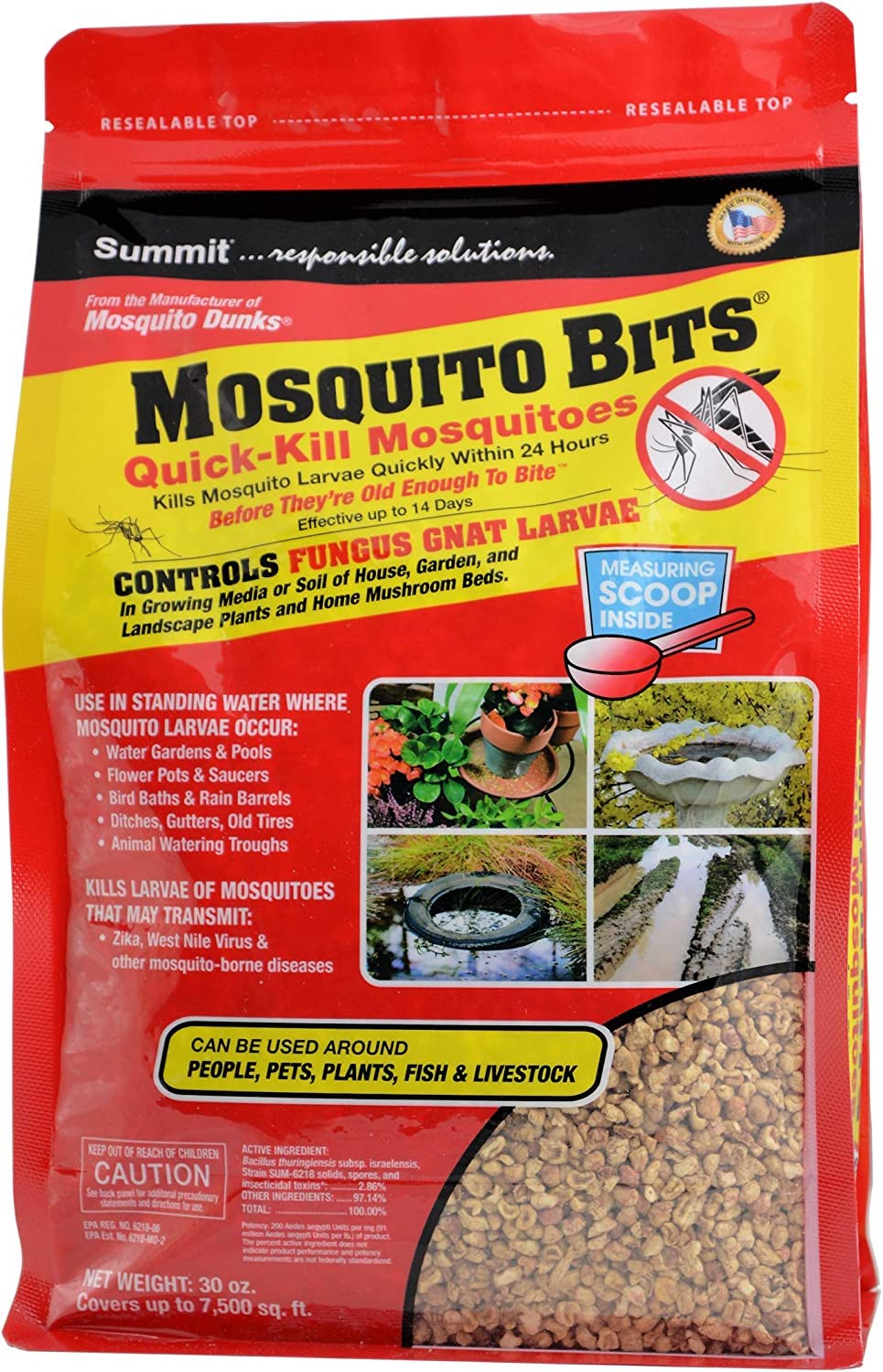 Buy Mosquito Summit Dunks For Insects (6 Dunks) (1, 30 Ounce) Online at
