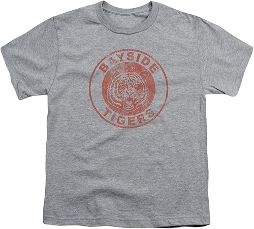 Camiseta y calcomanías de Saved by The Bell Bayside Tigers para niños y niñas