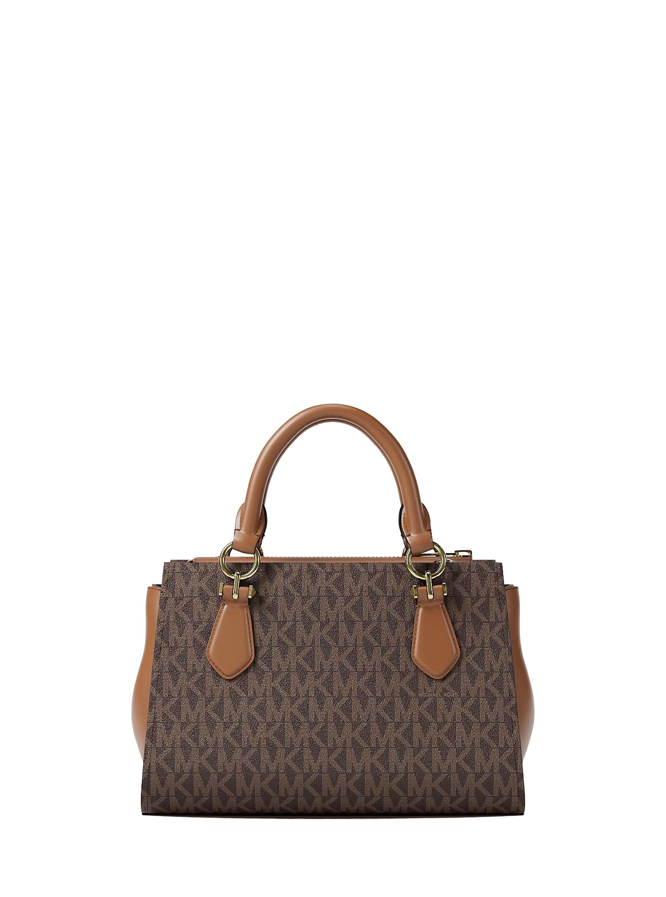 Michael Kors Marilyn Small Signature Logo Messenger Bag Brown PVC