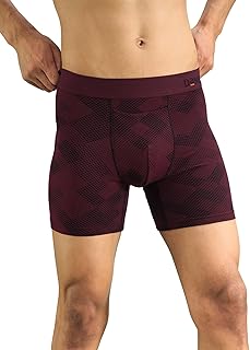 damensch Men's Regular Fit Supima Printed Cotton Boxer Brief Pack of 1 | Boxers for Men, Underwear for Men, Underwear for Men Combo,v Shape Underwear for Men-picture-12