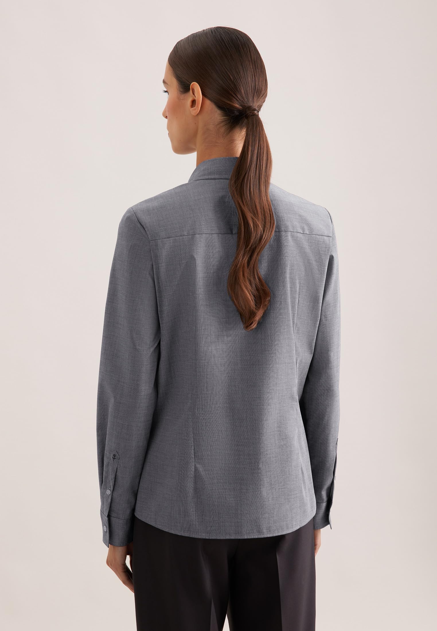 Seidensticker Damen Women Regular Longsleeve Cotton Bluse – Bild 3