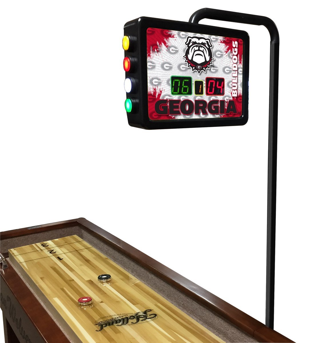 Holland Bar Stool Co. Georgia Bulldog Electronic Shuffleboard Scoring Unit - Officially Licensed