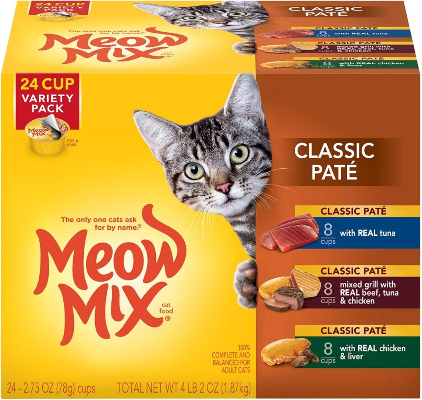 meow mix cups