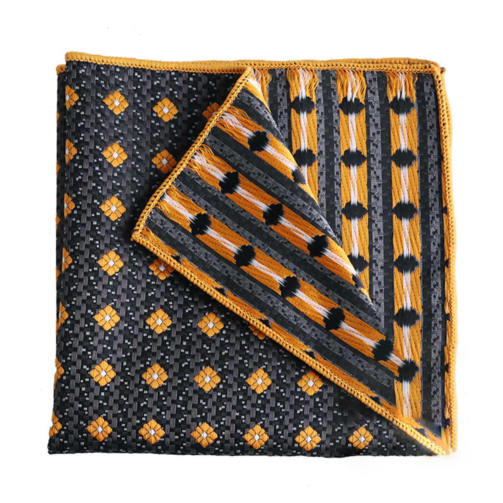 Kangnice Wedding Handkerchief Pocket Towel for Sports Travel Work Grooms Weddings Prom Versatile Square Handkerchief