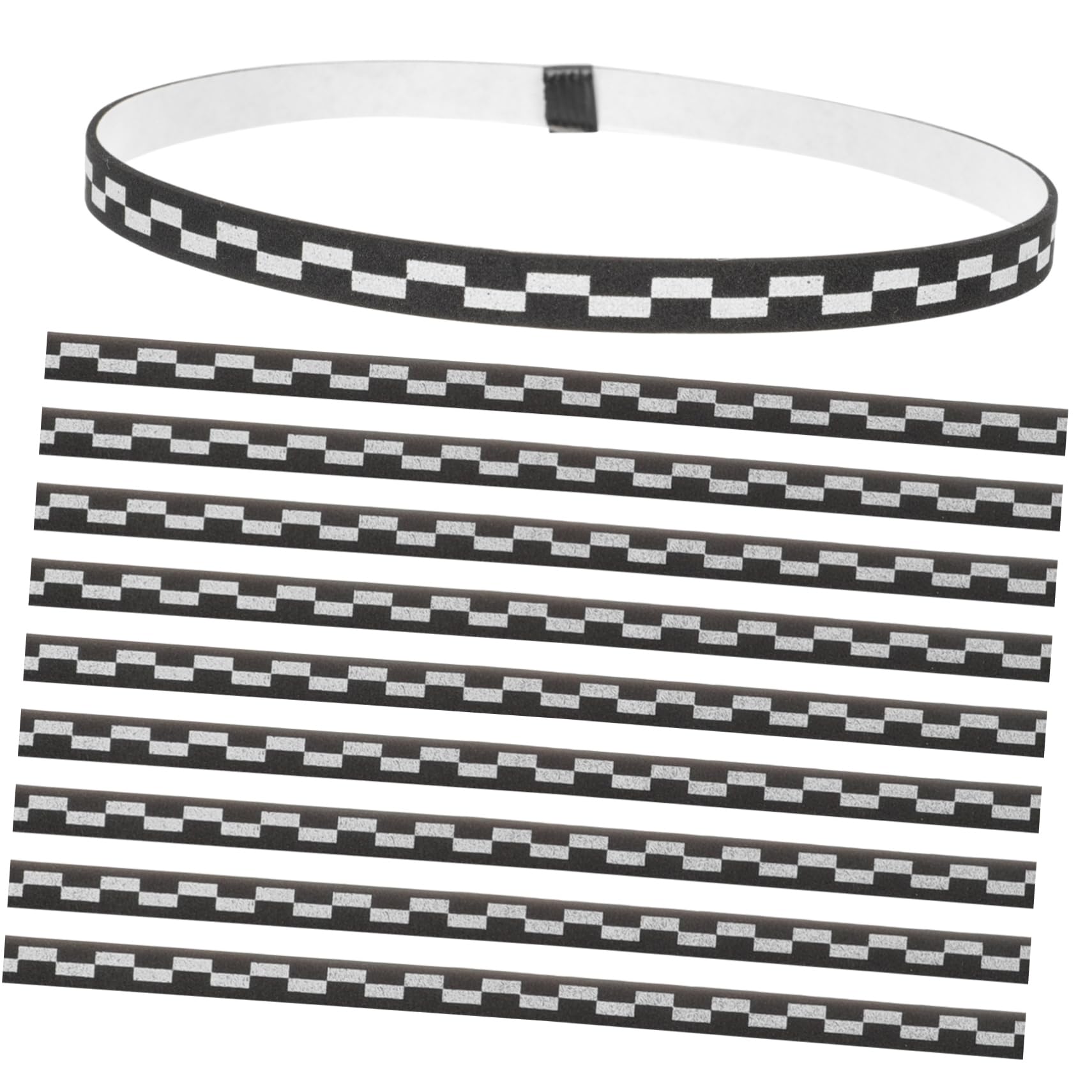 Mikikit 10Rolls Racket Protector Tape Portable Adhesive Edge Guard for Table Tennis Vibration Reduction Stability Enhancer Design for Professional Use