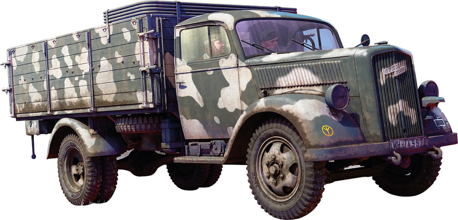 Miniart 1:35-3t Cargo Truck 3,6-36S Early Prod PmQ-Type, Molded Color, 1/35スケール