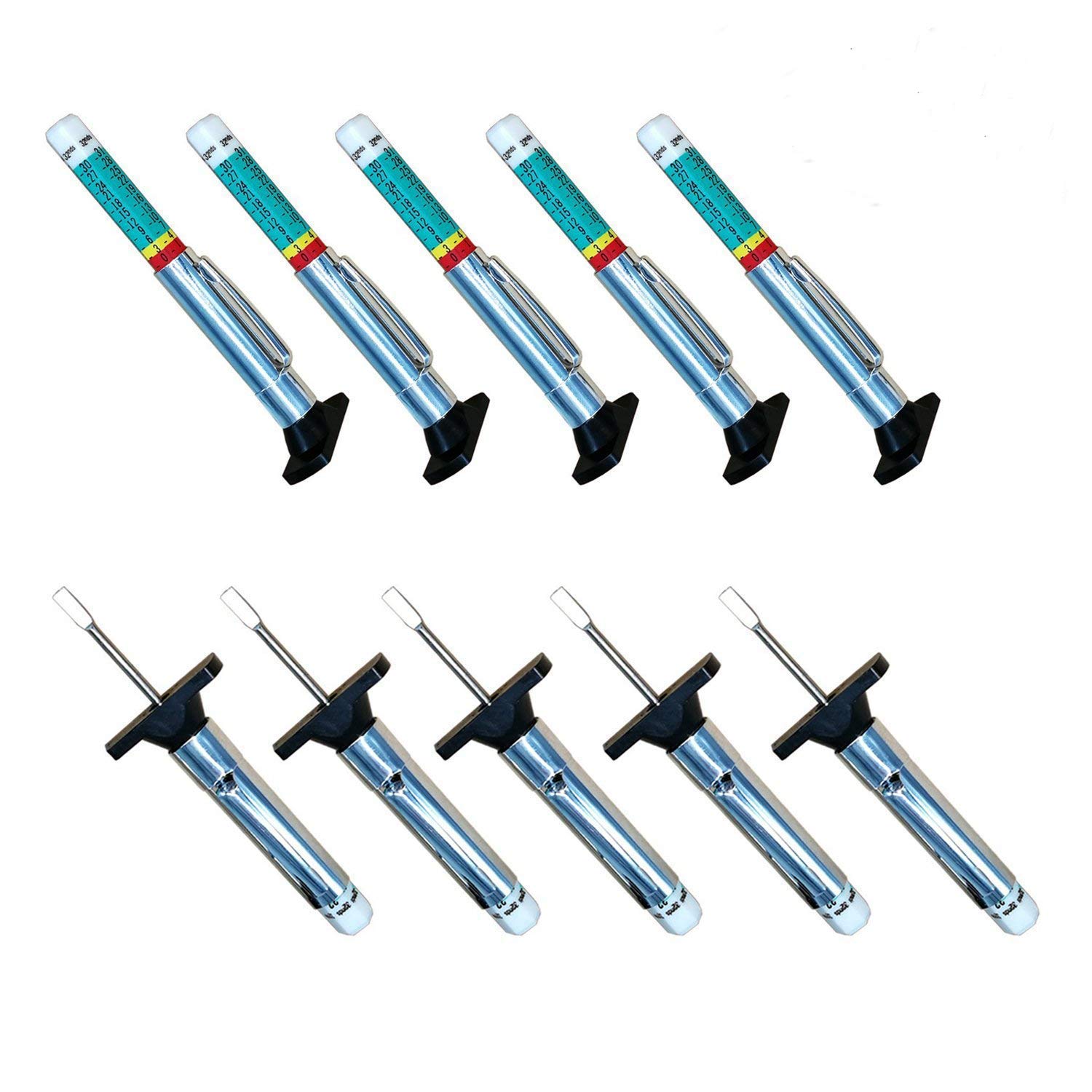 Buy GODESON 88702 Smart Color Coded Tire Tread Depth Gauge (10 Pack) Online at desertcartINDIA