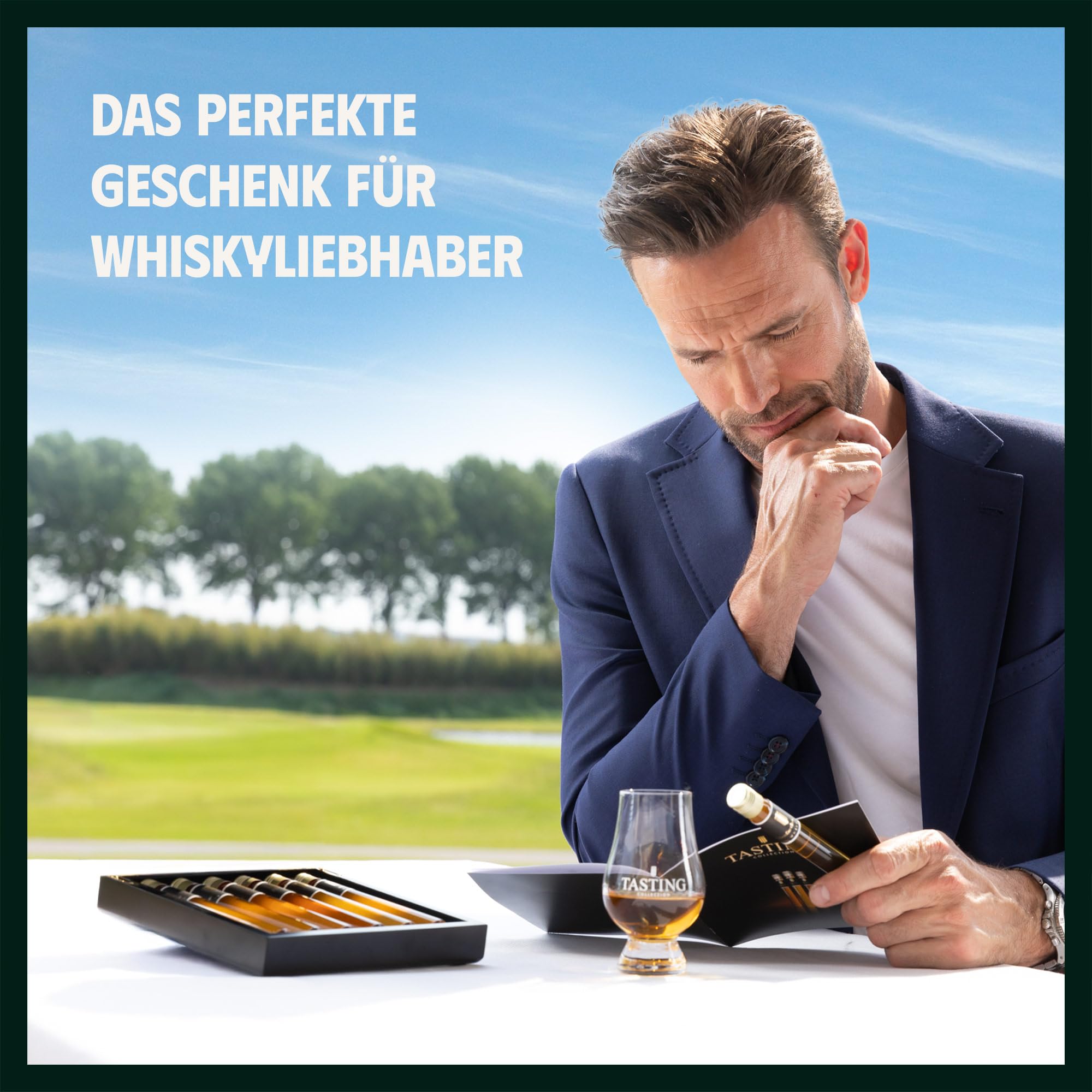 Welt Whisky Tasting Probierset 6 Fläschchen Verkostung im Geschenkset
