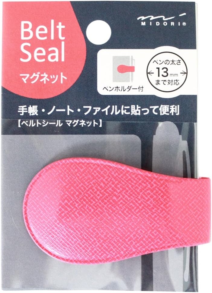 Midori 82163006 Belt Stickers, Magnetic 13, Pink