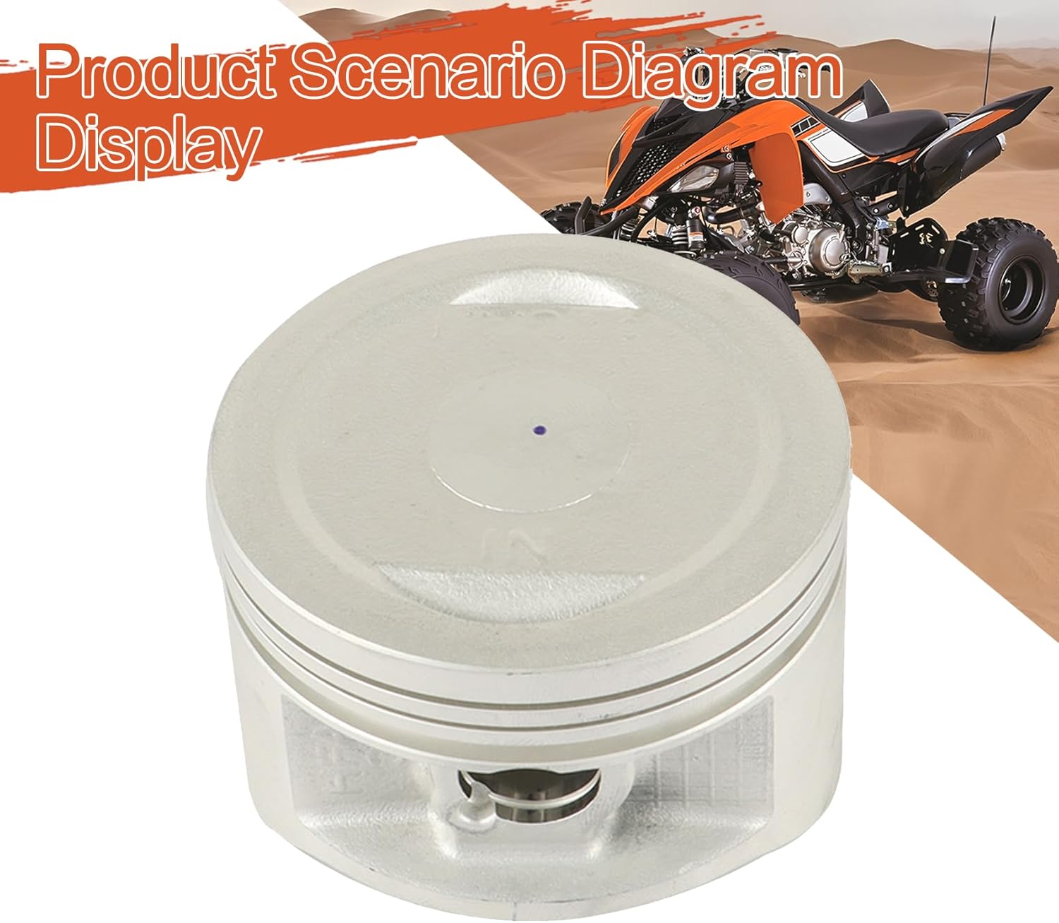 labwork Top End Kit Cylinder Piston Gasket Replacement for Honda Recon 250 Sportrax 250 TRX250 2002-2022 Replacement for 12191-HM8-000 13011-HM8-003