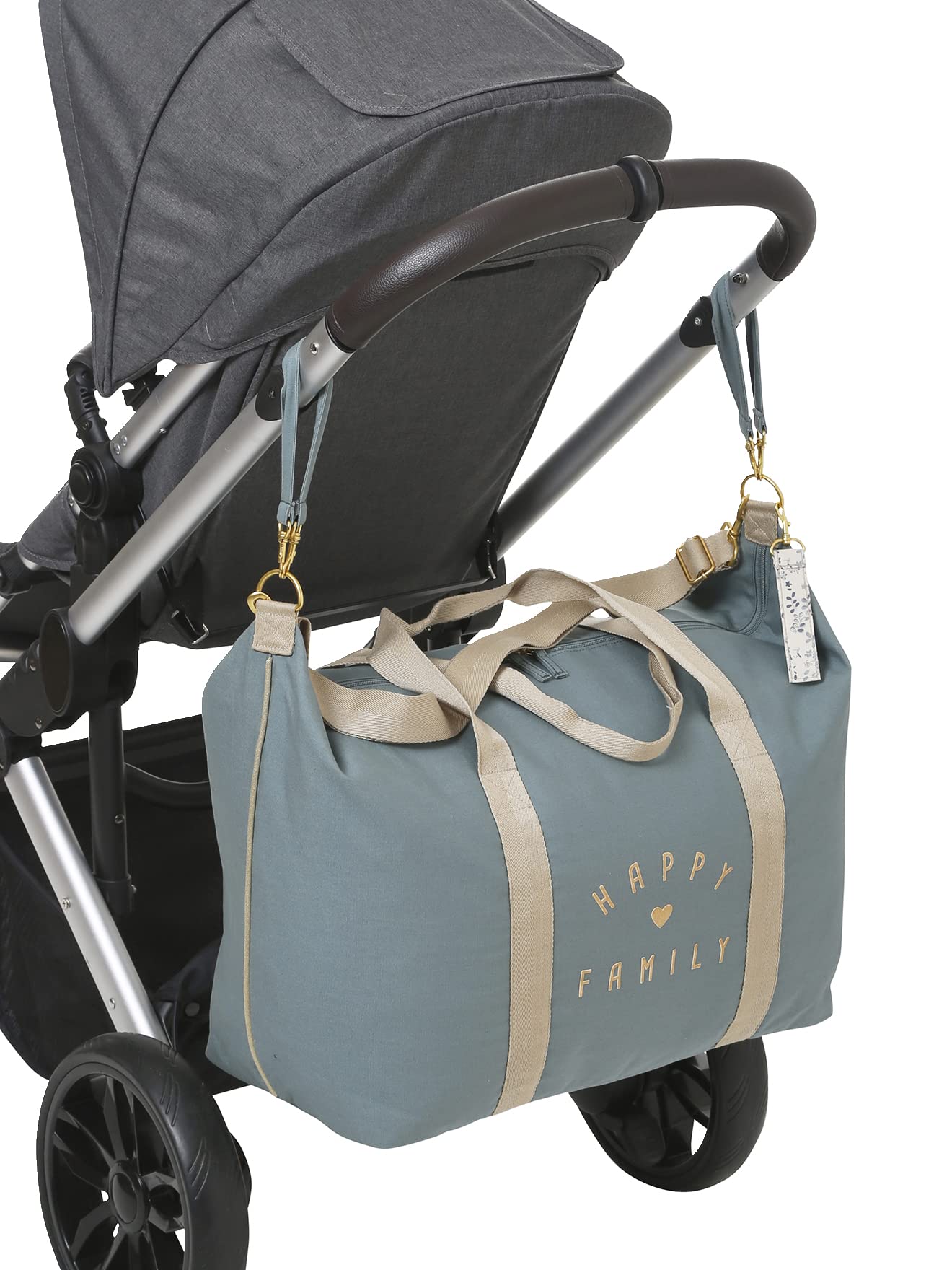 VERTBAUDET Sac à Langer Week-End La Vie est Pleine de Surprises Sauge