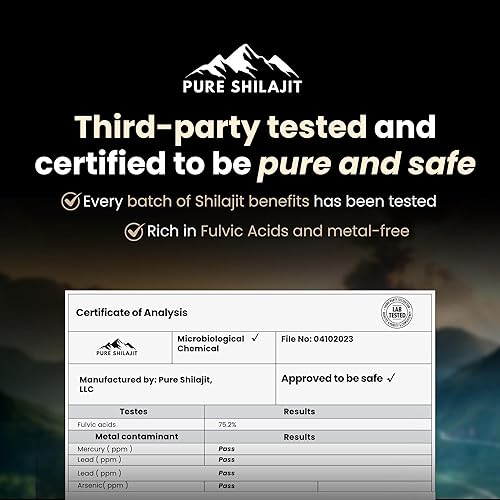 Miniatura 4 de Pure Shilajit - Resina orgánica Himilayan Shilajit, suplemento natural con alta potencia para energía, fuerza e inmunidad, 1.06 oz