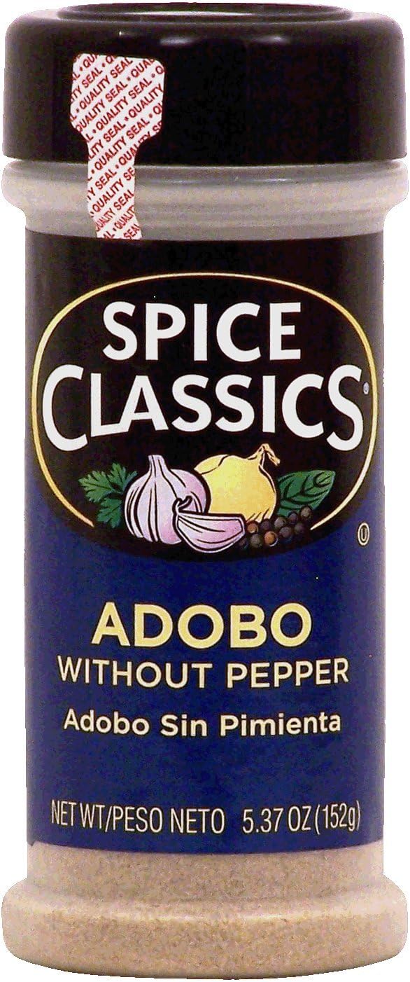 Spice Classics Adobo without pepper spice, 5.37-oz., shaker