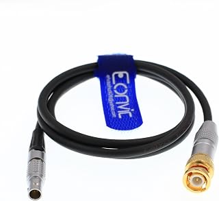 Eonvic Timecode Cable for ARRI Alexa Sound Devices 664 Alexa Mini Zoom F8 Zaxcom 5 Pin Male to BNC Male