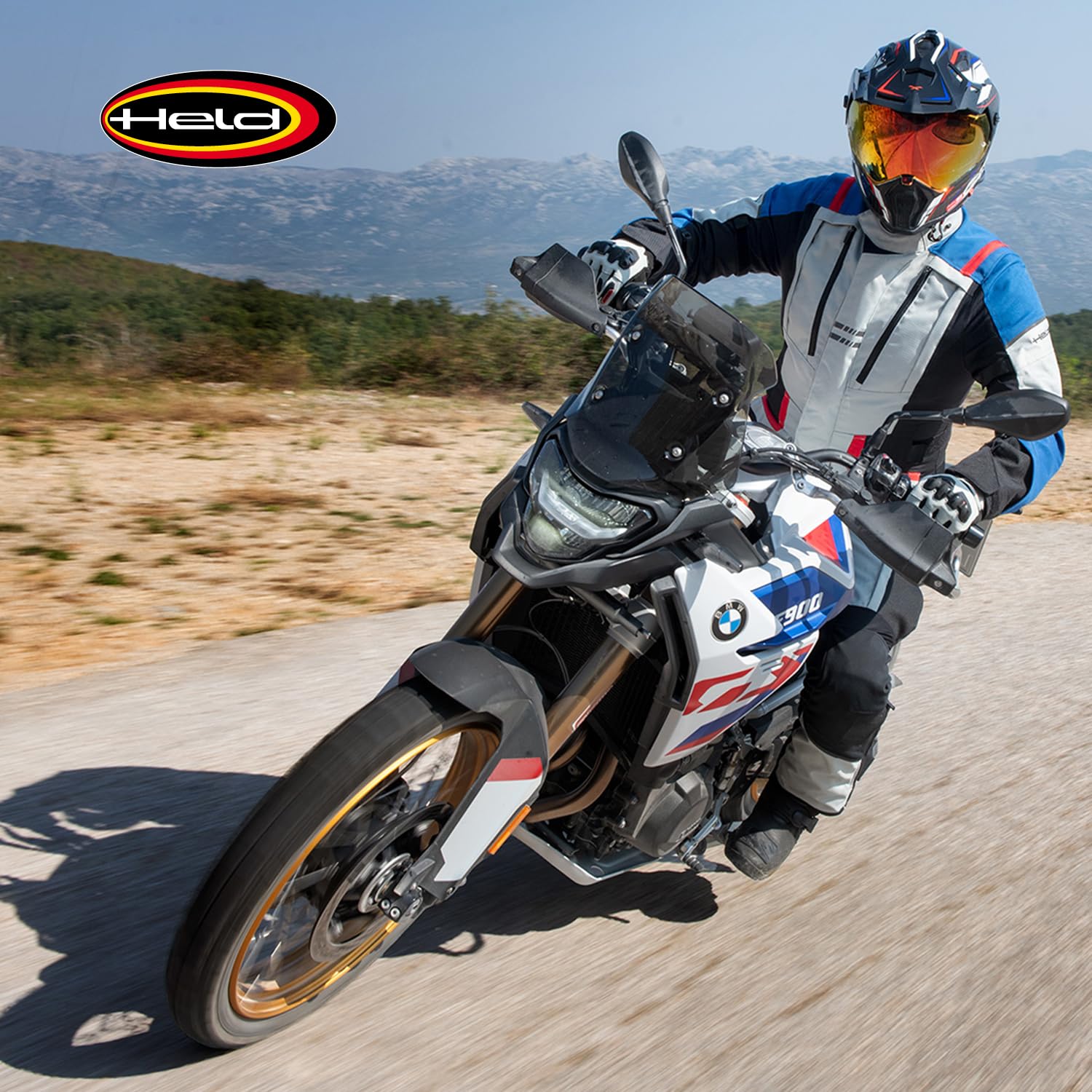 Held Hakuna Matata 3 Base - Motorradhose Damen Wasserdicht und Atmungsaktiv - Cordura RipStop 500D, D3O Level 2 Protektorenhose - CE Schutzkleidung Klasse AA, Grau-Schwarz - Größe M | Wasserdicht