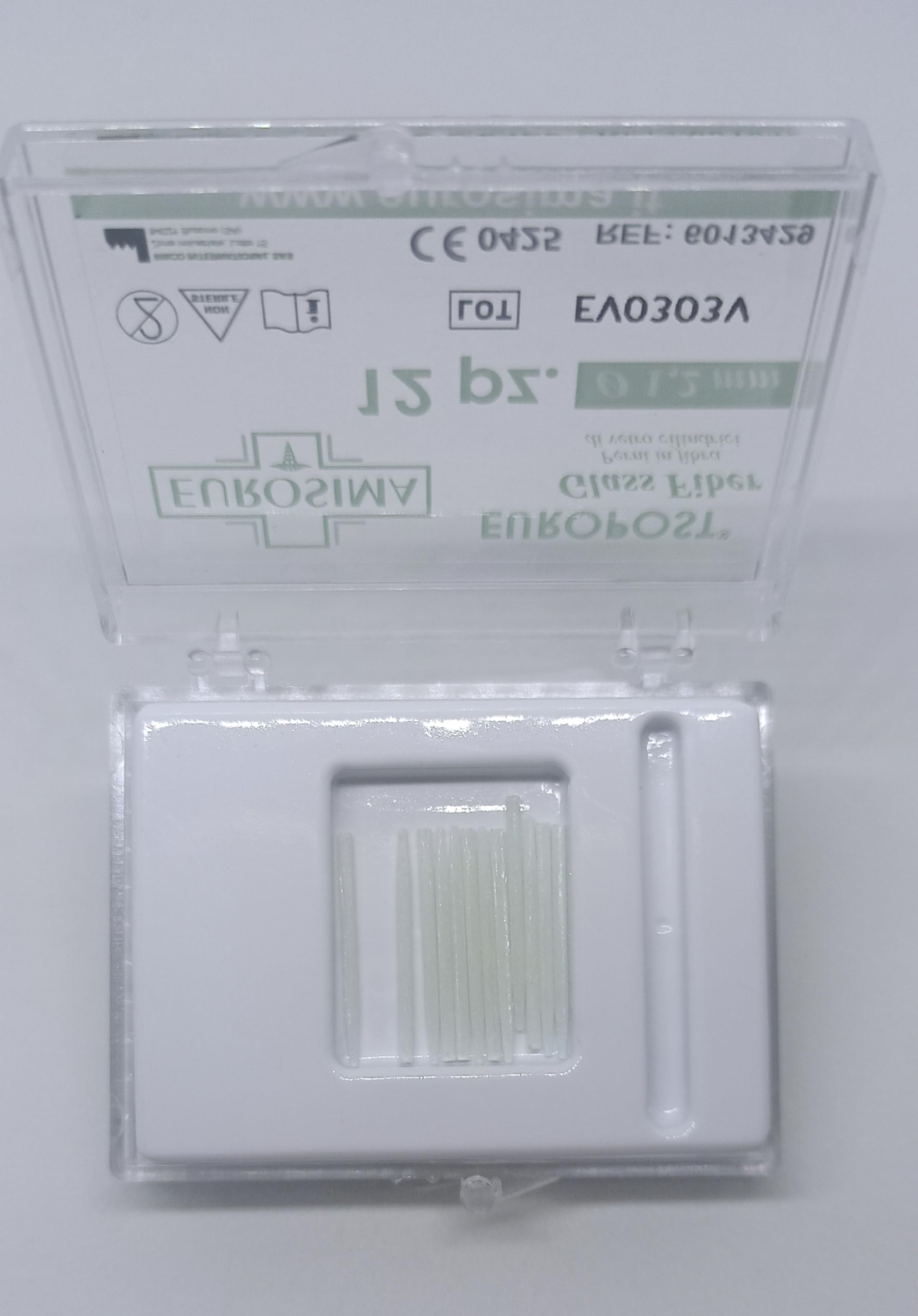 Europost perni in fibra di vetro Ø 1,2 mm conf. 12 pz