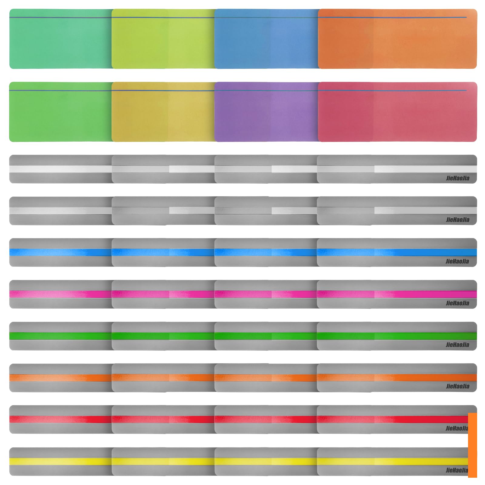Dyslexia Overlays, 40Pcs 2 Sizes Coloured Overlays for Dyslexia, Guided Reading Strips & Highlight Strips,for Dyslexia, ADHD and Visual Stress,Teaching Supplies for Classroom