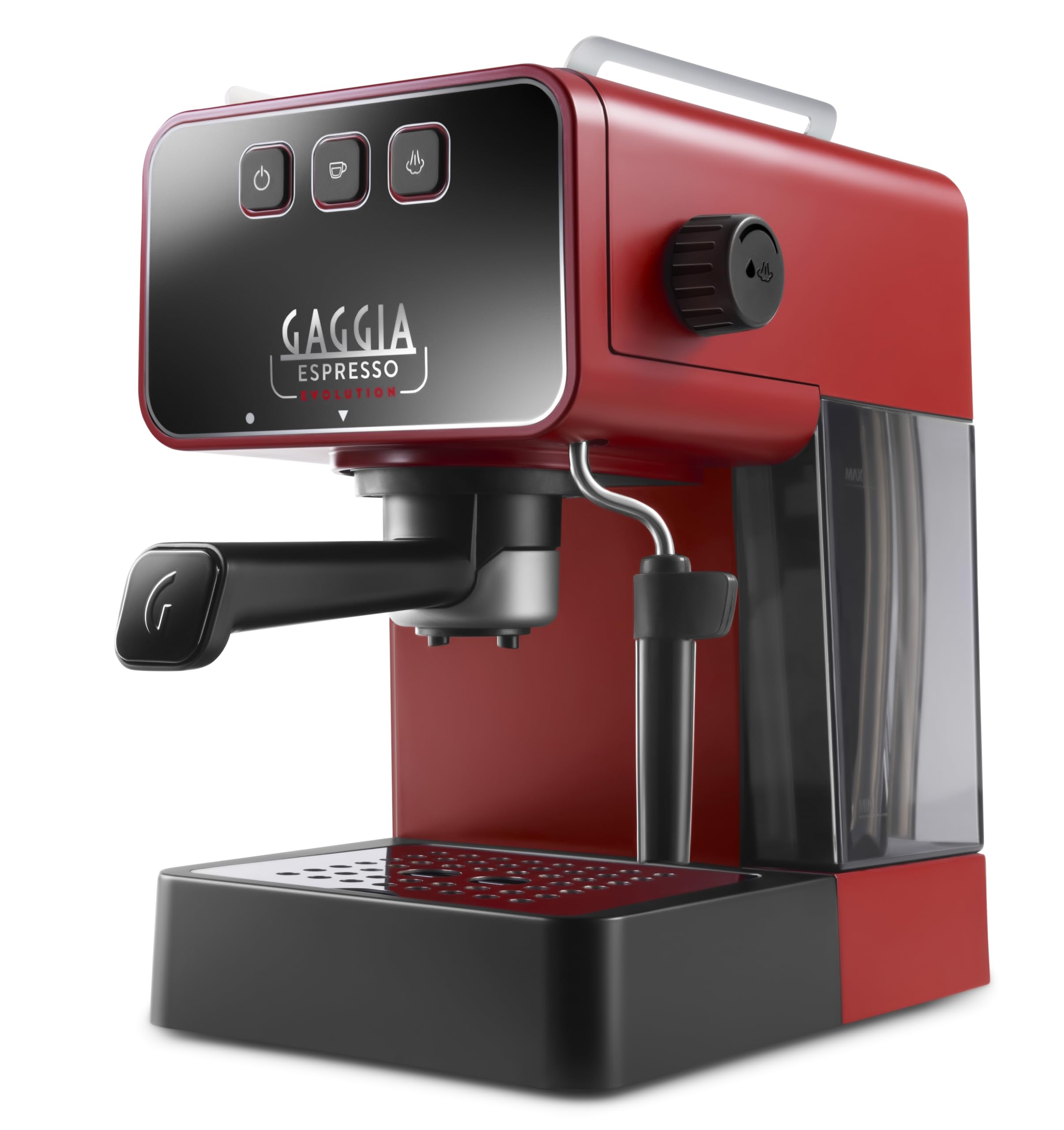 Kaapi Solutions Espresso Evolution Coffee Machine For Home and Cafe, Beginners Friendly, Easy to Use Espresso Machine In Classic (Red)