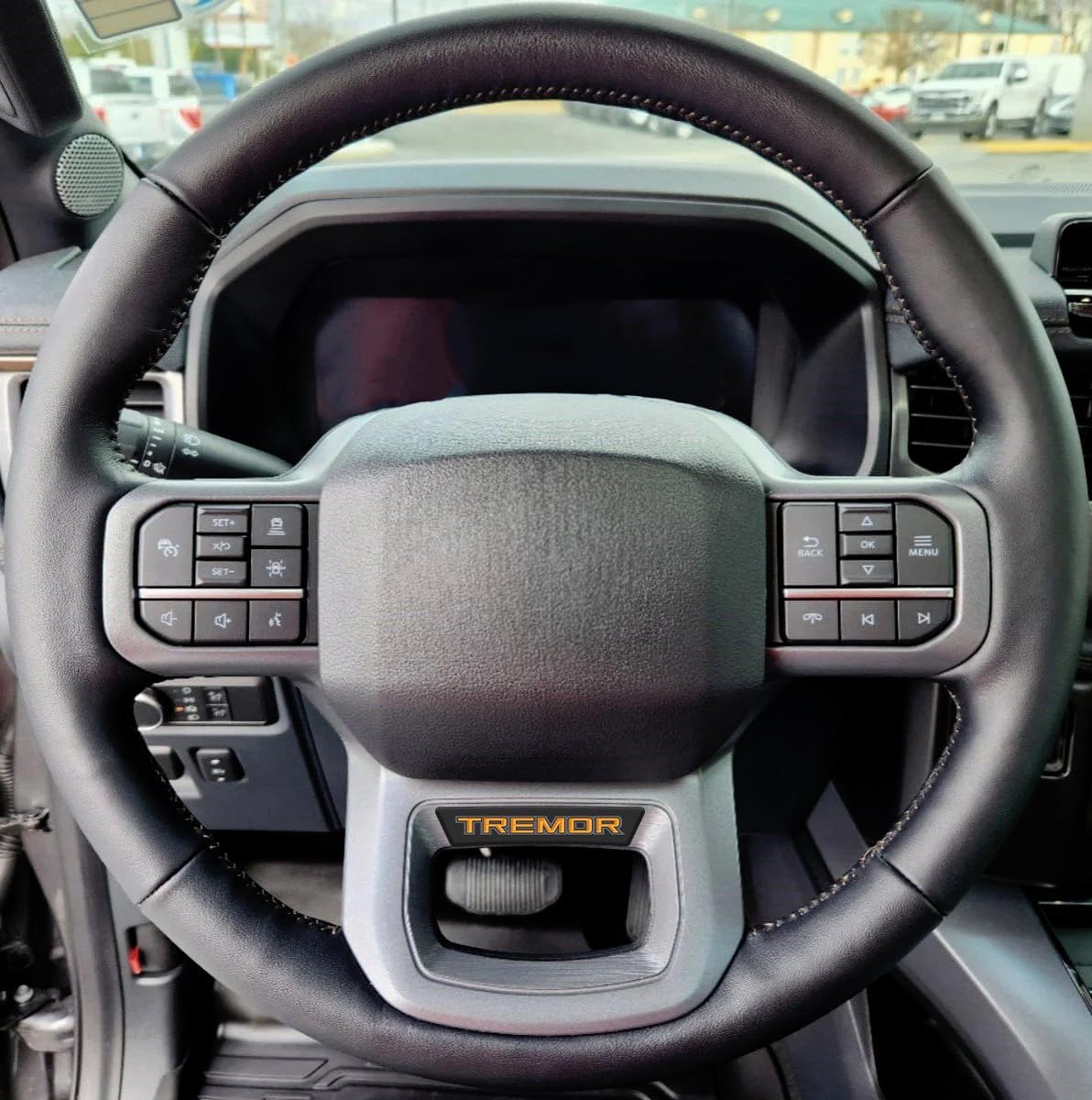 Steering Wheel Badge Accent Overlay - Compatible with 2021-2026 F-150