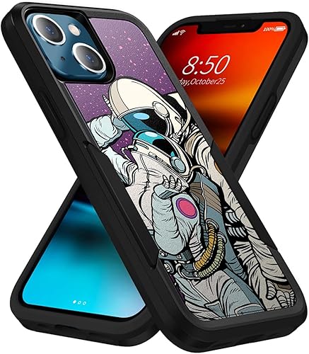 Miniatura 18 de CasesOnDeck Grip - Funda compatible con Apple iPhone 14 (6.1 pulgadas) / iPhone 14 [Dual Tactical], funda delgada y resistente, color negro mate