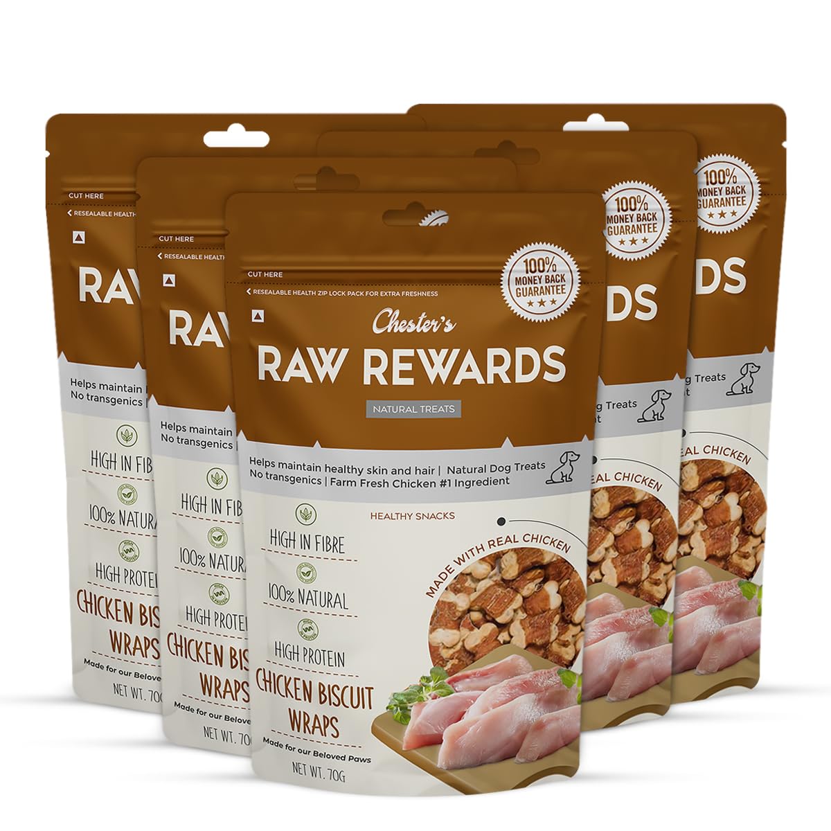 Raw Rewards Chicken Biscuit Wraps Dog Treats for Training - Natural and Nutritional Treat with Easy to Digest- 70 Grm - (Pack of 3) (B0D49PB13Z) Amazon Price History, Amazon Price Tracker