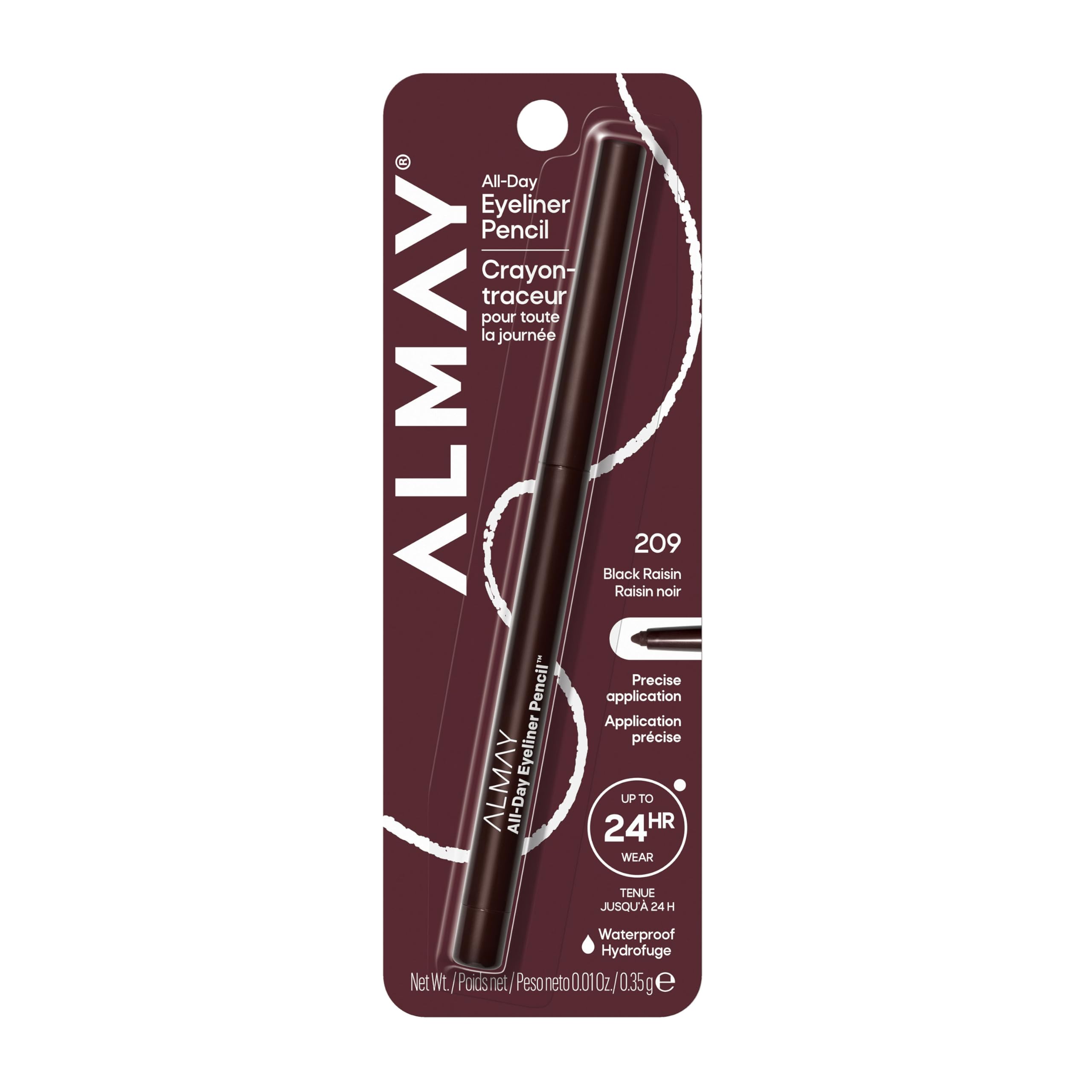 Almay intense i-color Eyeliner, Bring Out the Green, Raisin Quartz 004, 0.009-Ounce Packages (Pack of 2)-image-17
